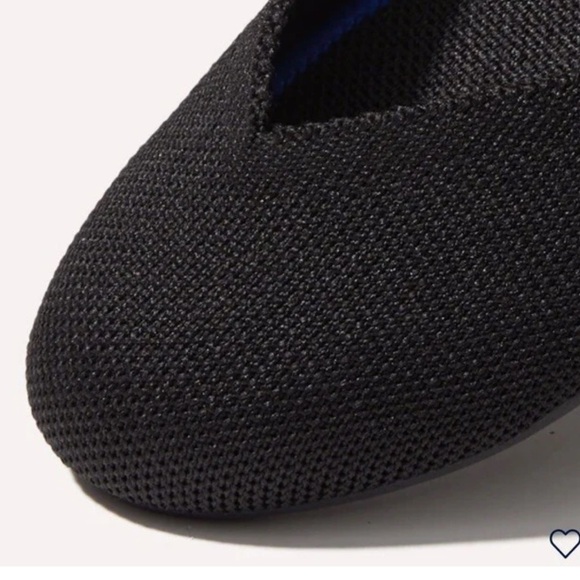 ROTHY'S The Flat Black Solid Knit Ballet Flats 6.5 - Picture 7 of 16